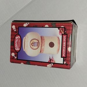 Vintage Christmas Potpourri Pot